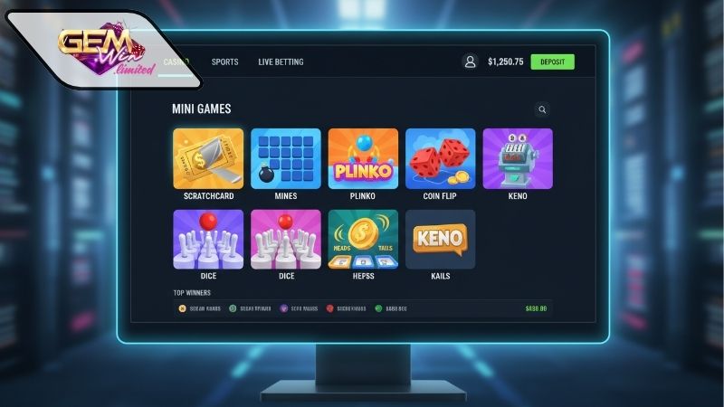 Hướng dẫn chơi mini game tại Gemwin - Mẹo và cách thắng 6 Hướng dẫn chơi mini game tại Gemwin - Mẹo và cách thắng
